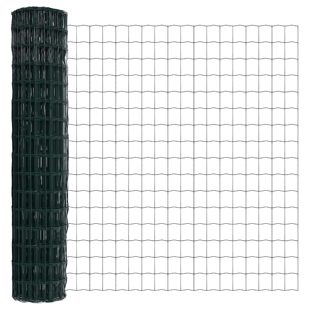Hek met Paal Groen 1,6 x 10 m Staal en PVC is nu te koop bij PeponiXL, paradijselijk wonen!