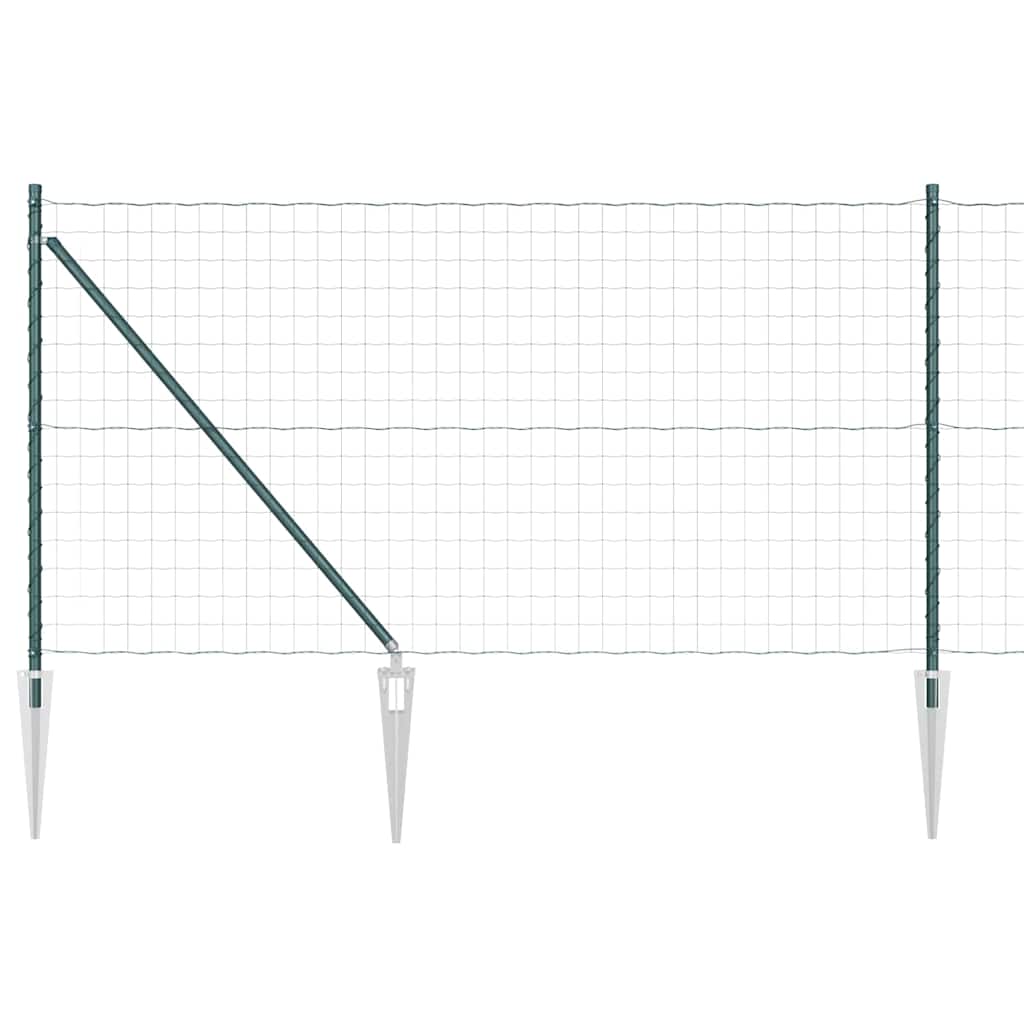 Hek met Paal Groen 1 x 25 m Staal is nu te koop bij PeponiXL, paradijselijk wonen!