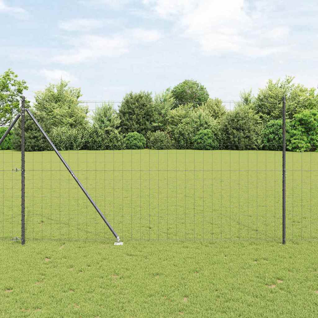 Hek met Paal Grijs 1,5 x 10 m Staal is nu te koop bij PeponiXL, paradijselijk wonen!