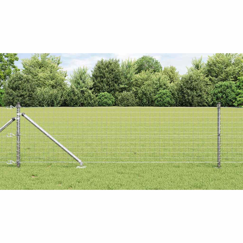 Hek met Paal Zilver 0,4 x 10 m Staal is nu te koop bij PeponiXL, paradijselijk wonen!