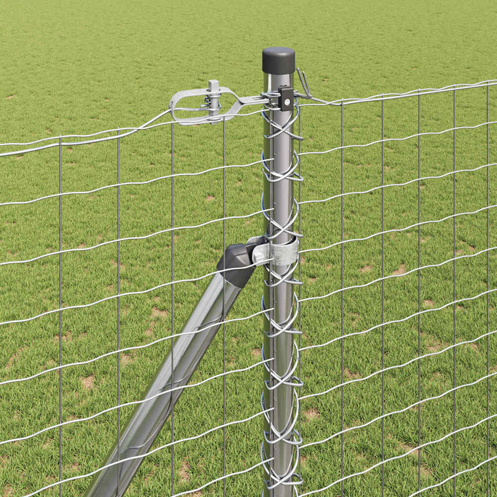 Hek met Paal Zilver 1,6 x 10 m Staal is nu te koop bij PeponiXL, paradijselijk wonen!