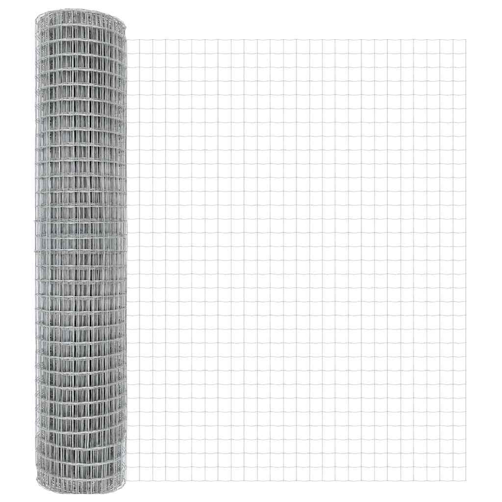 Hek met Paal Zilver 1,6 x 10 m Staal is nu te koop bij PeponiXL, paradijselijk wonen!