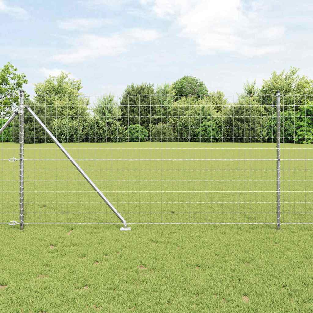 Hek met Paal Zilver 1 x 10 m Staal is nu te koop bij PeponiXL, paradijselijk wonen!