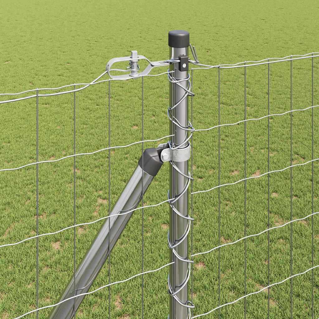 Hek met Paal Zilver 1,5 x 10 m Staal is nu te koop bij PeponiXL, paradijselijk wonen!