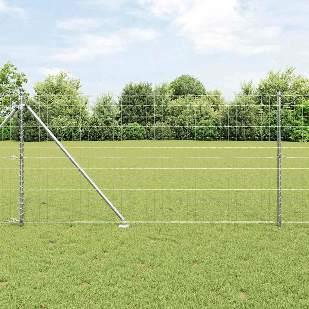 Hek met Paal Zilver 1 x 10 m Staal is nu te koop bij PeponiXL, paradijselijk wonen!