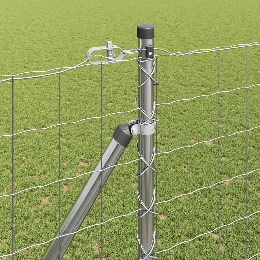 Hek met Paal Zilver 1,6 x 10 m Staal is nu te koop bij PeponiXL, paradijselijk wonen!