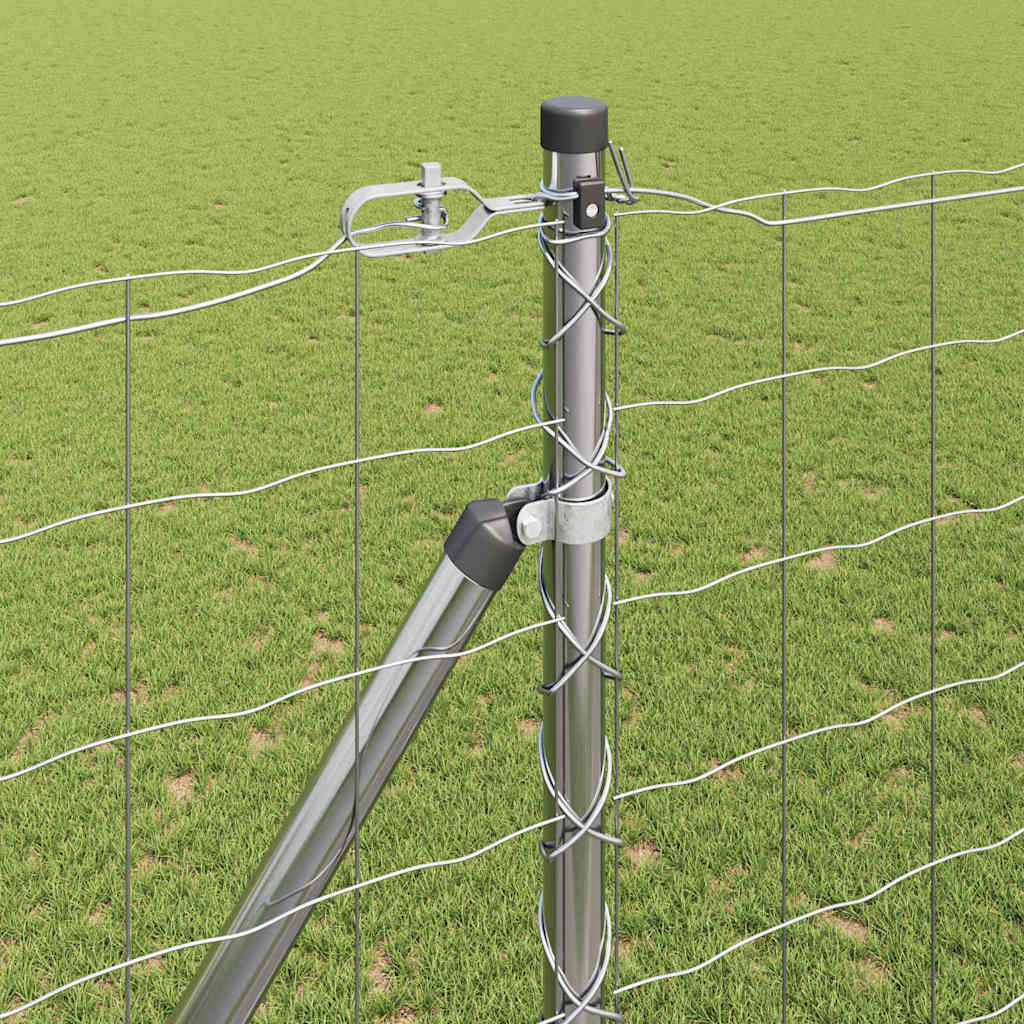 Hek met Paal Zilver 1,6 x 10 m Staal is nu te koop bij PeponiXL, paradijselijk wonen!