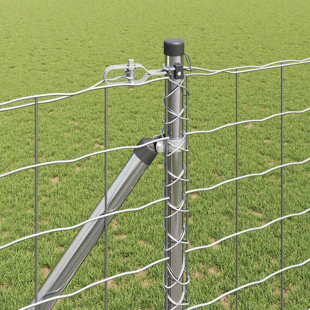 Hek met Paal Zilver 1,2 x 25 m Staal is nu te koop bij PeponiXL, paradijselijk wonen!
