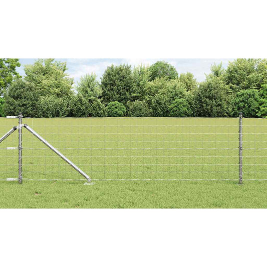 Hek met Paal Zilver 0,8 x 25 m Staal is nu te koop bij PeponiXL, paradijselijk wonen!