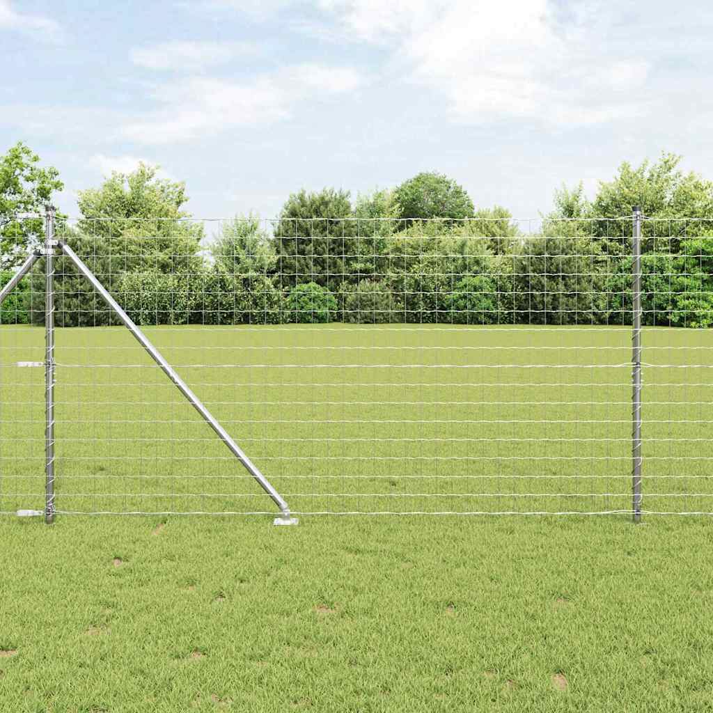 Hek met Paal Zilver 1,2 x 25 m Staal is nu te koop bij PeponiXL, paradijselijk wonen!
