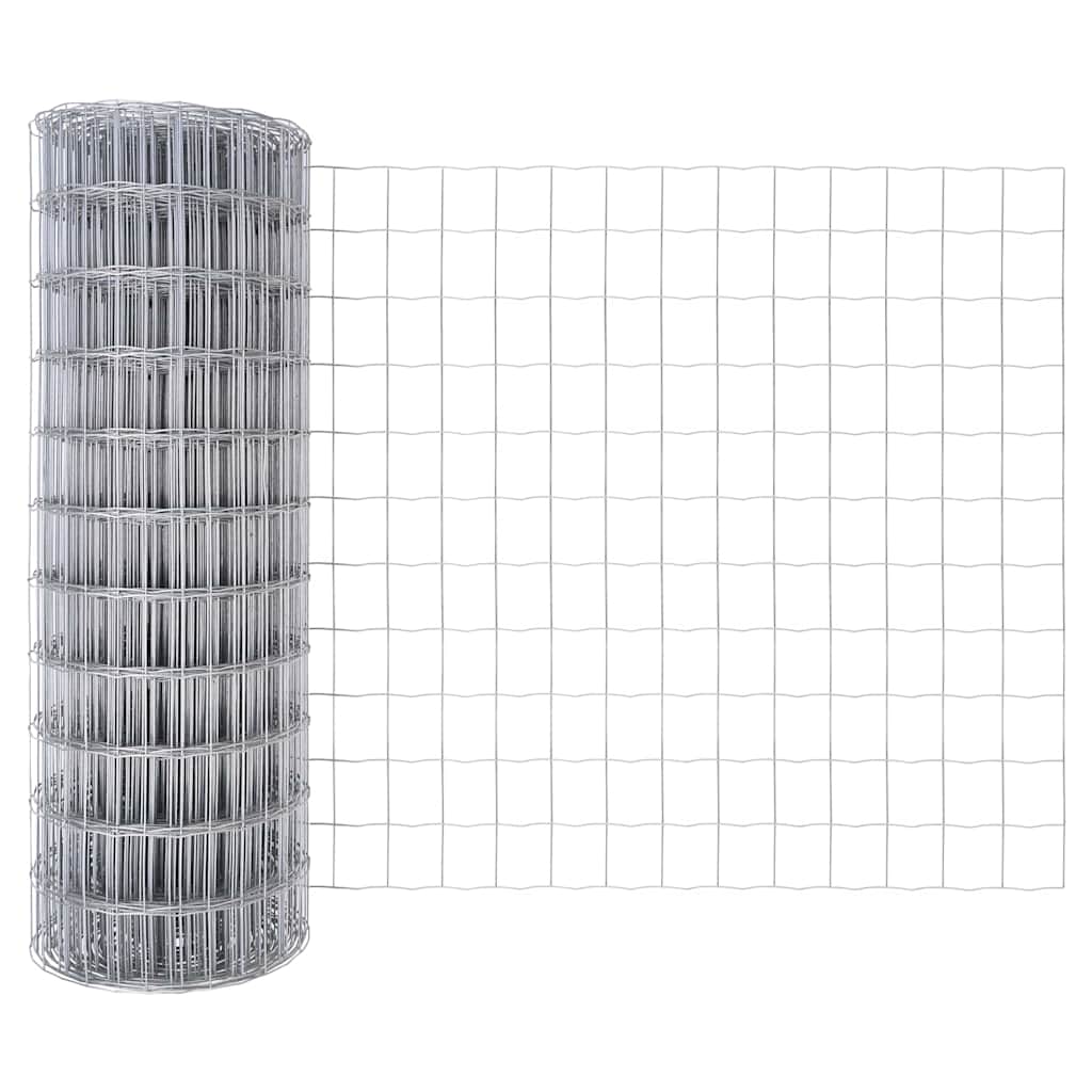 Hek met Paal Zilver 0,4 x 50 m Staal is nu te koop bij PeponiXL, paradijselijk wonen!