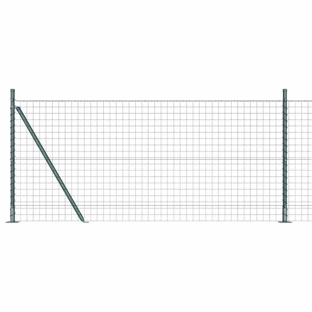 Hek met Paal Groen 0,8 x 10 m Staal en PVC is nu te koop bij PeponiXL, paradijselijk wonen!
