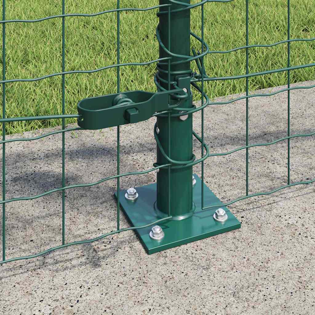 Hek met Paal Groen 1 x 10 m Staal en PVC is nu te koop bij PeponiXL, paradijselijk wonen!