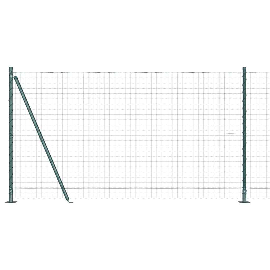 Hecke met palen Groen 1.2 x 10 m Staal is nu te koop bij PeponiXL, paradijselijk wonen!