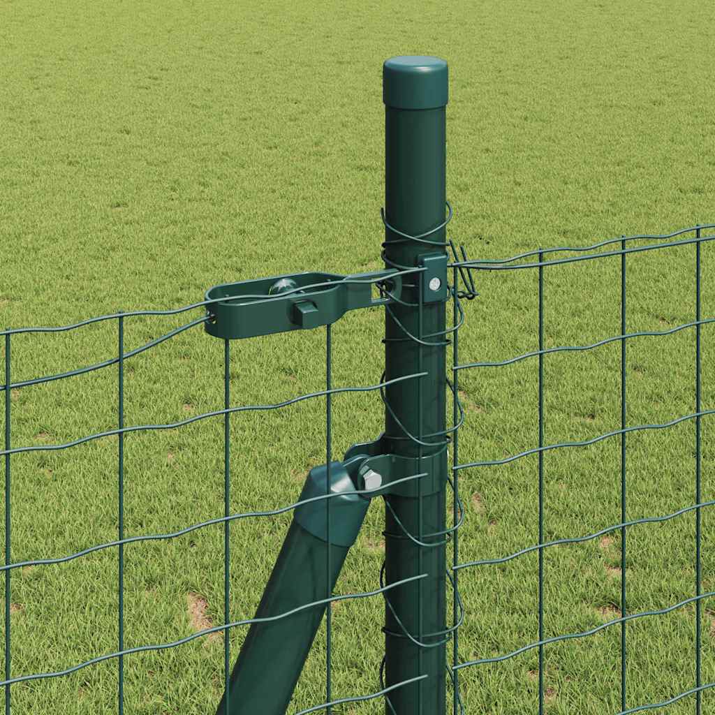 Hecke met palen Groen 1.5 x 10 m Staal is nu te koop bij PeponiXL, paradijselijk wonen!