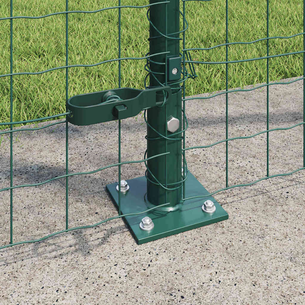 Hecke met palen Groen 1.6 x 10 m Staal is nu te koop bij PeponiXL, paradijselijk wonen!