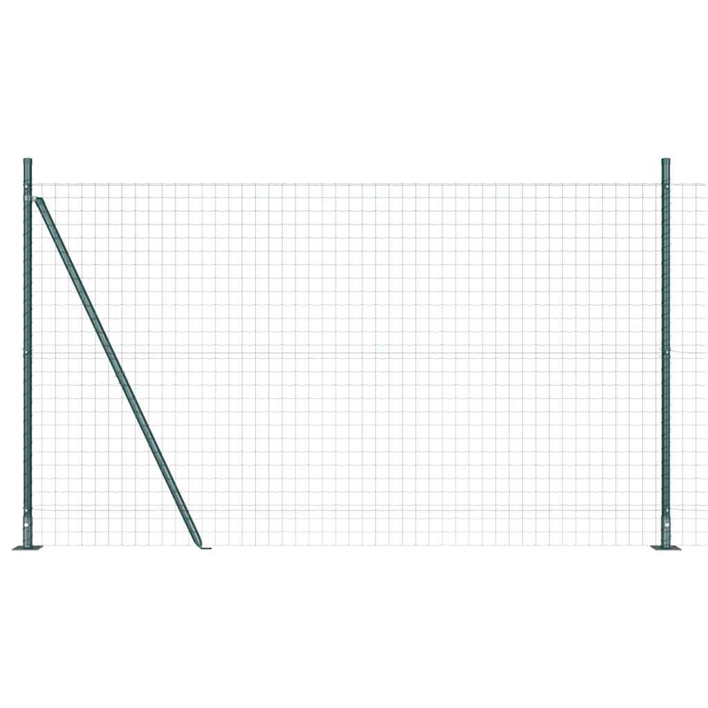 Hecke met palen Groen 1.6 x 10 m Staal is nu te koop bij PeponiXL, paradijselijk wonen!