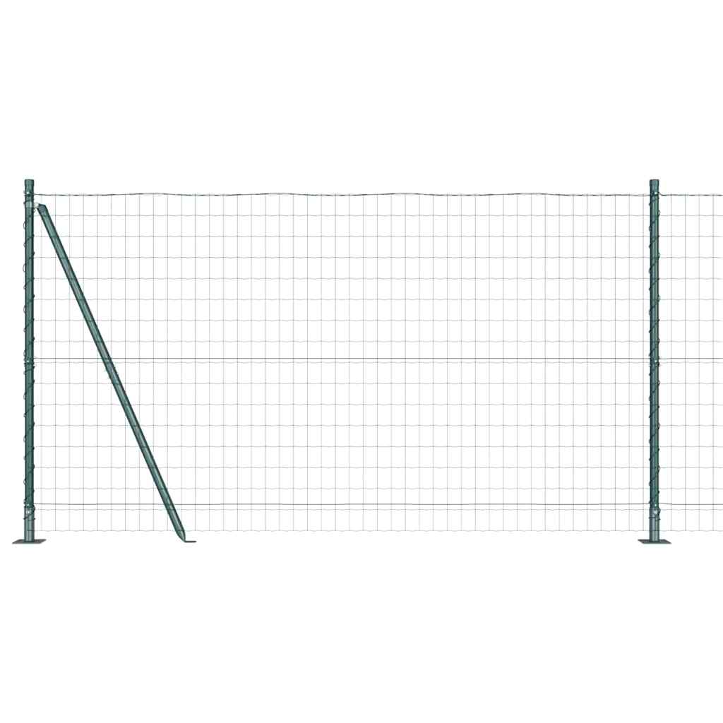 Hek met Paal Groen 1,2 x 10 m Staal en PVC is nu te koop bij PeponiXL, paradijselijk wonen!