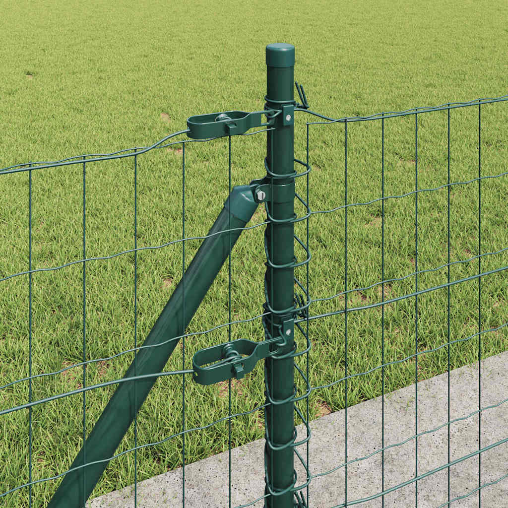Hek met Paal Groen 0,4 x 10 m Staal en PVC is nu te koop bij PeponiXL, paradijselijk wonen!
