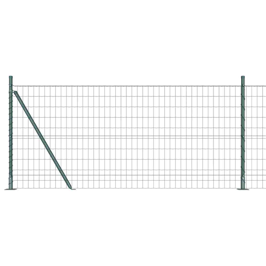 Hek met Paal Groen 0,8 x 10 m Staal en PVC is nu te koop bij PeponiXL, paradijselijk wonen!