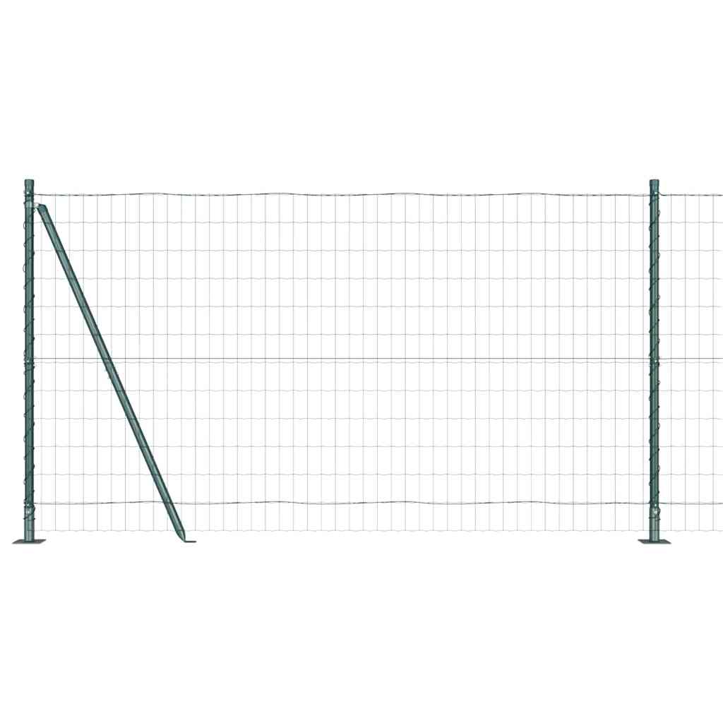 Hek met Paal Groen 1,2 x 10 m Staal en PVC is nu te koop bij PeponiXL, paradijselijk wonen!