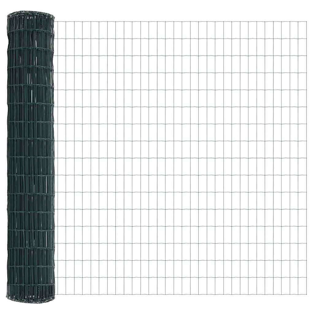 Hek met Paal Groen 1,6 x 10 m Staal en PVC is nu te koop bij PeponiXL, paradijselijk wonen!
