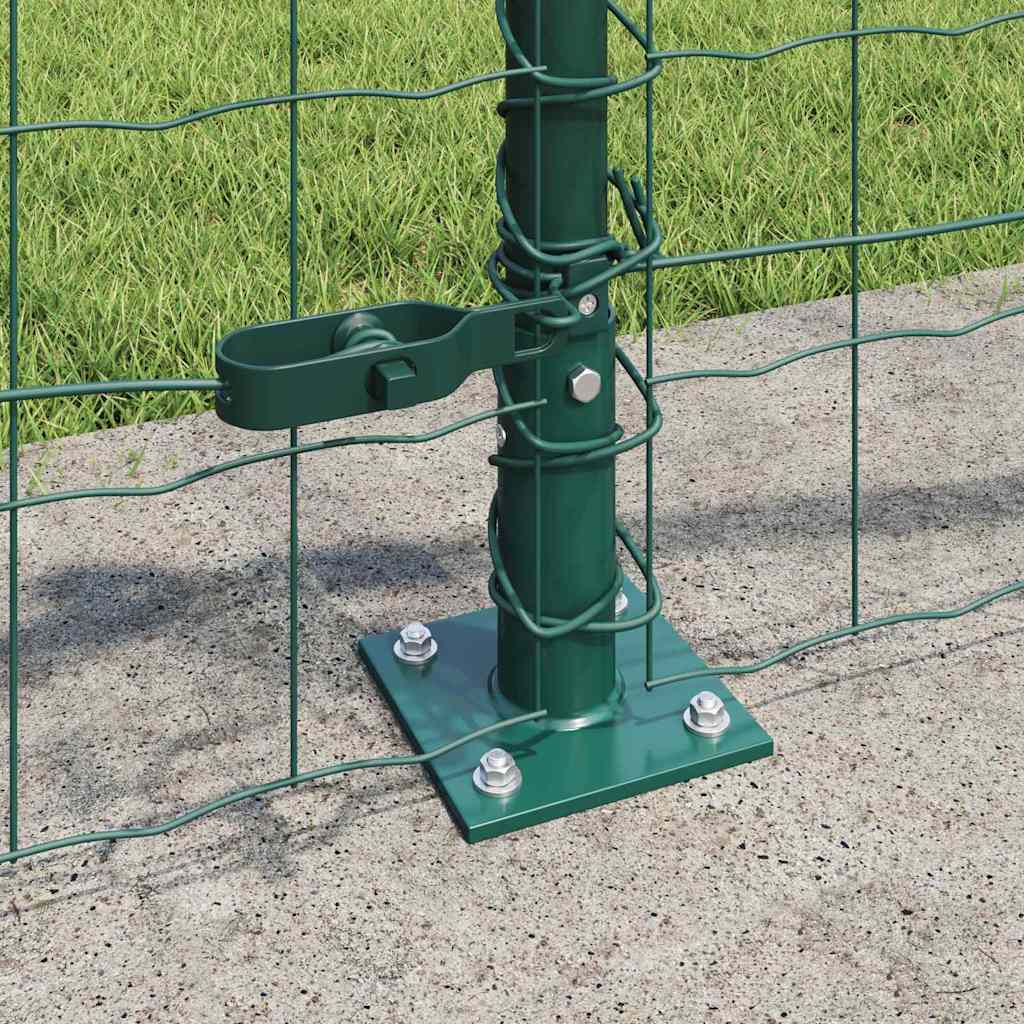 Hek met Paal Groen 0,6 x 10 m Staal en PVC is nu te koop bij PeponiXL, paradijselijk wonen!