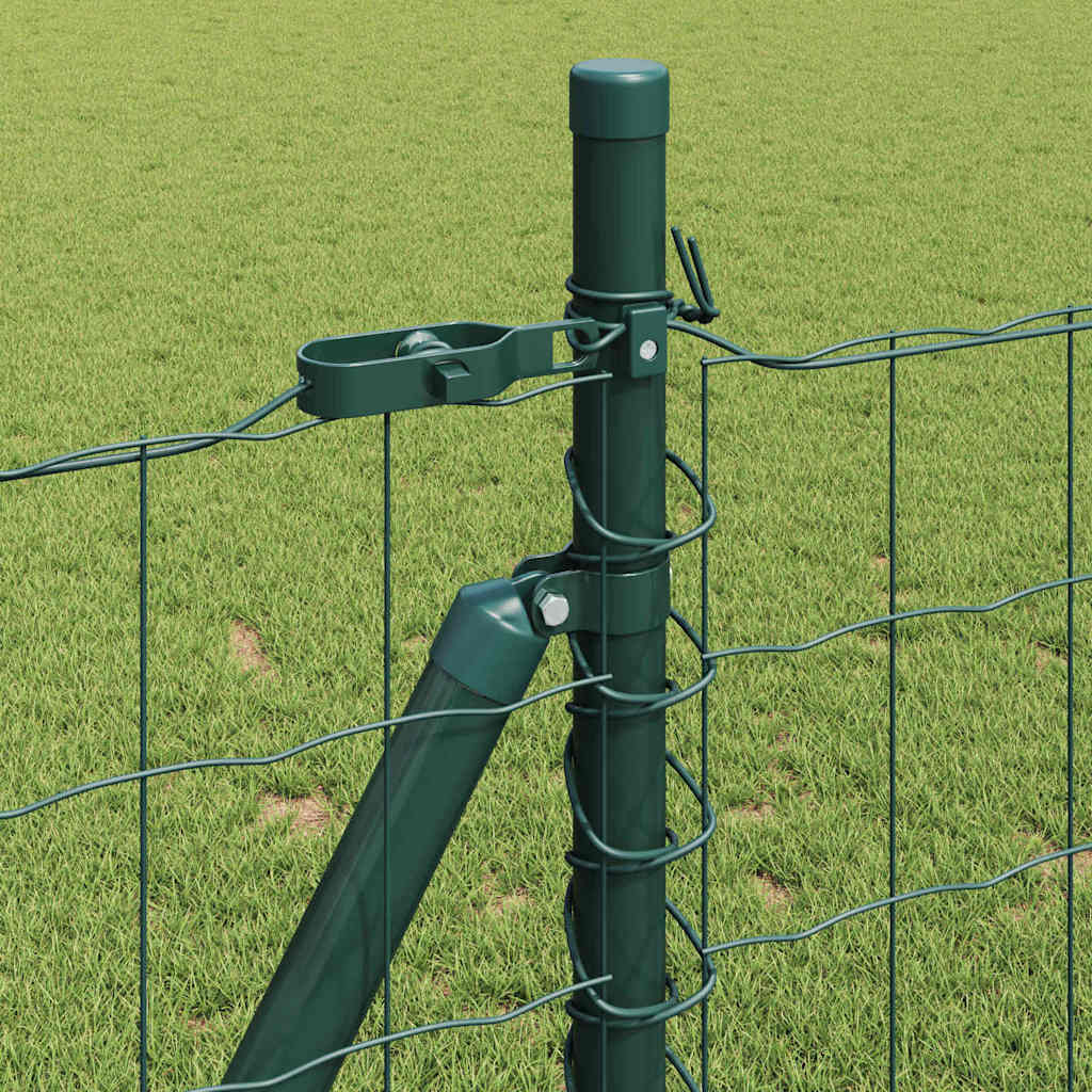 Hek met Paal Groen 1 x 10 m Staal en PVC is nu te koop bij PeponiXL, paradijselijk wonen!
