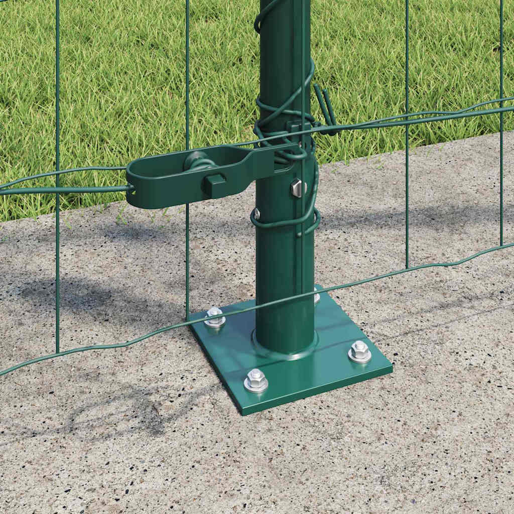Hek met Paal Groen 1,2 x 10 m Staal en PVC is nu te koop bij PeponiXL, paradijselijk wonen!