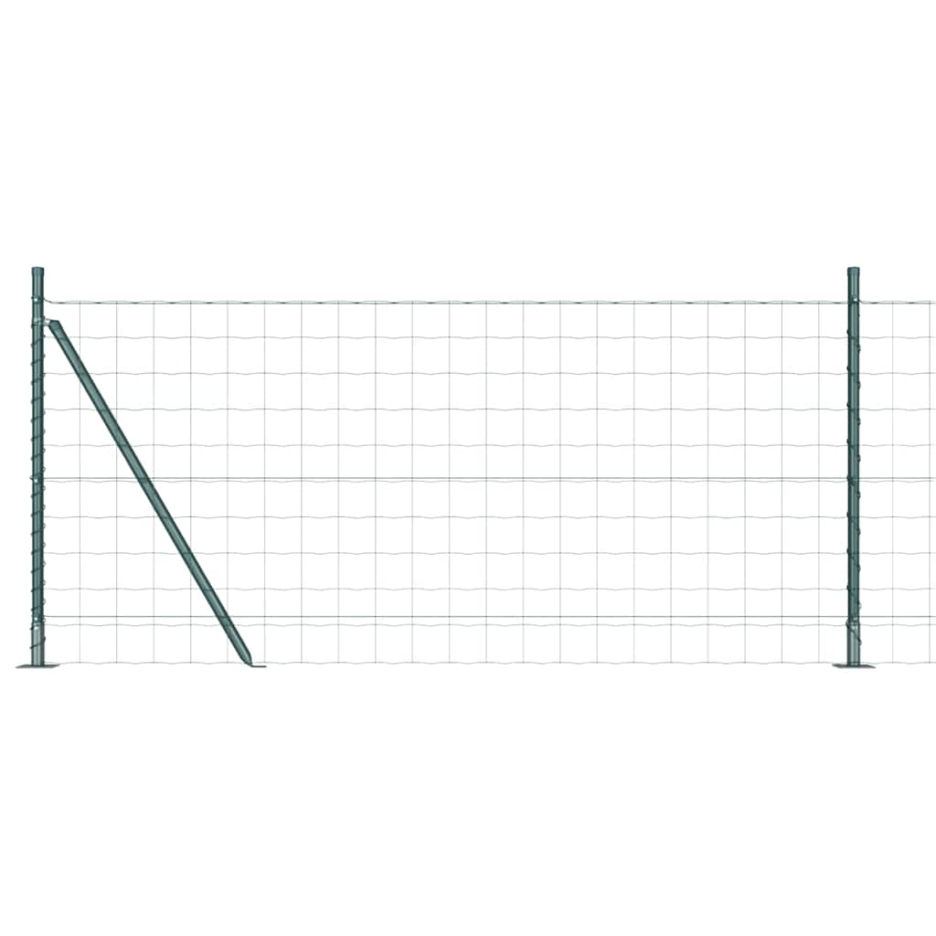 Hek met Paal Groen 0,8 x 10 m Staal is nu te koop bij PeponiXL, paradijselijk wonen!