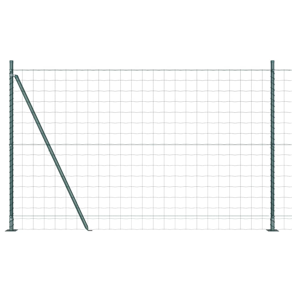 Hek met Paal Groen 1,6 x 10 m Staal en PVC is nu te koop bij PeponiXL, paradijselijk wonen!