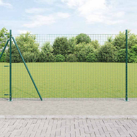 Hek met Paal Groen 1,2 x 25 m Staal en PVC is nu te koop bij PeponiXL, paradijselijk wonen!