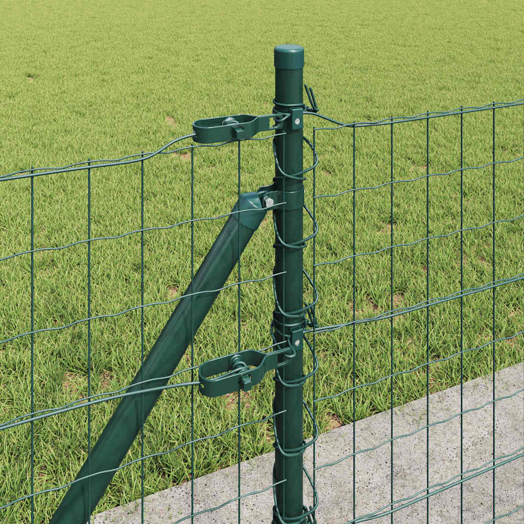 Hek met Paal Groen 0,4 x 25 m Staal en PVC is nu te koop bij PeponiXL, paradijselijk wonen!