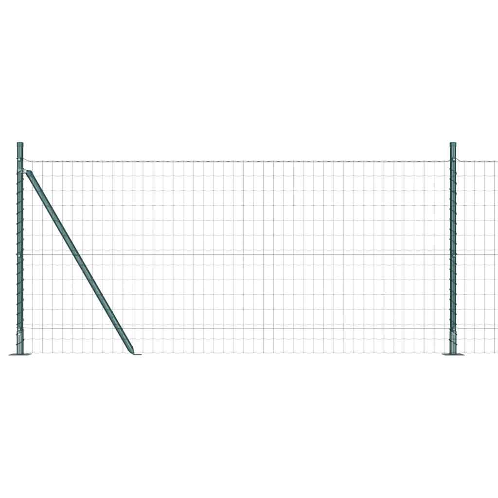 Hek met Paal Groen 1 x 25 m Staal en PVC is nu te koop bij PeponiXL, paradijselijk wonen!