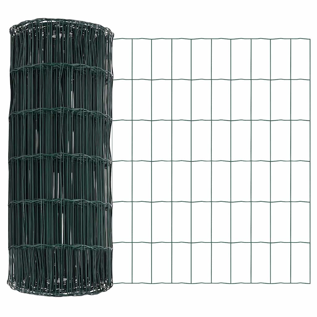 Hek met Paal Groen 0,6 x 25 m Staal en PVC is nu te koop bij PeponiXL, paradijselijk wonen!