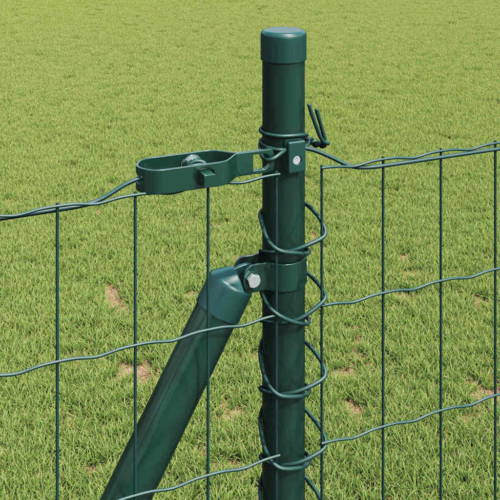 Hek met Paal Groen 1 x 25 m Staal en PVC is nu te koop bij PeponiXL, paradijselijk wonen!