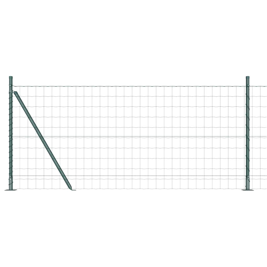 Hek met Paal Groen 0,8 x 25 m Staal en PVC is nu te koop bij PeponiXL, paradijselijk wonen!
