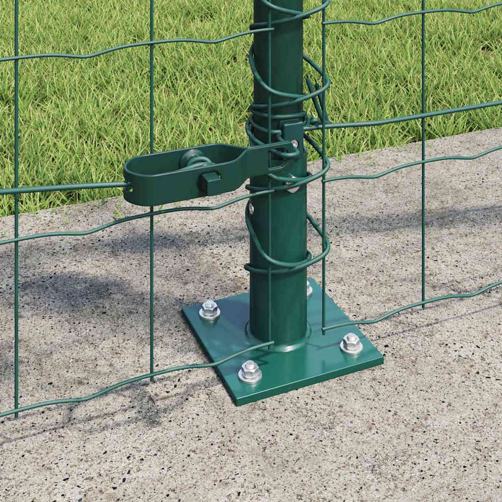 Hek met Paal Groen 1 x 25 m Staal en PVC is nu te koop bij PeponiXL, paradijselijk wonen!