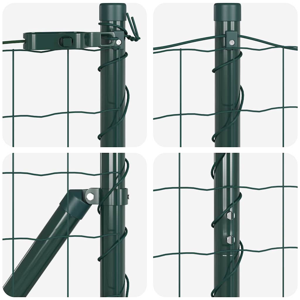 Hek met Paal Groen 1,2 x 25 m Staal en PVC is nu te koop bij PeponiXL, paradijselijk wonen!
