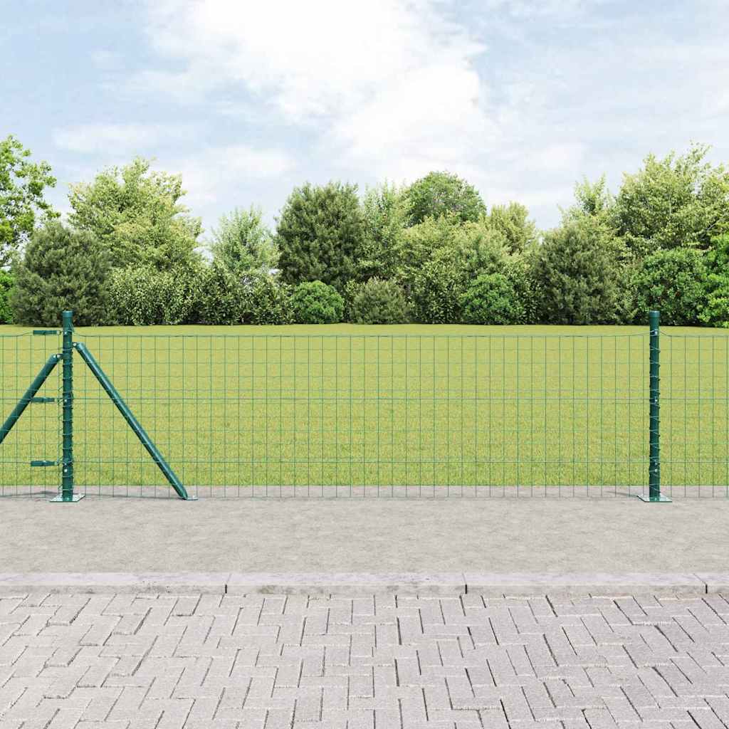 Hek met Paal Groen 0,6 x 50 m Staal en PVC is nu te koop bij PeponiXL, paradijselijk wonen!