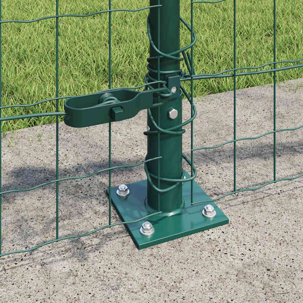 Hek met Paal Groen 0,4 x 50 m Staal en PVC is nu te koop bij PeponiXL, paradijselijk wonen!