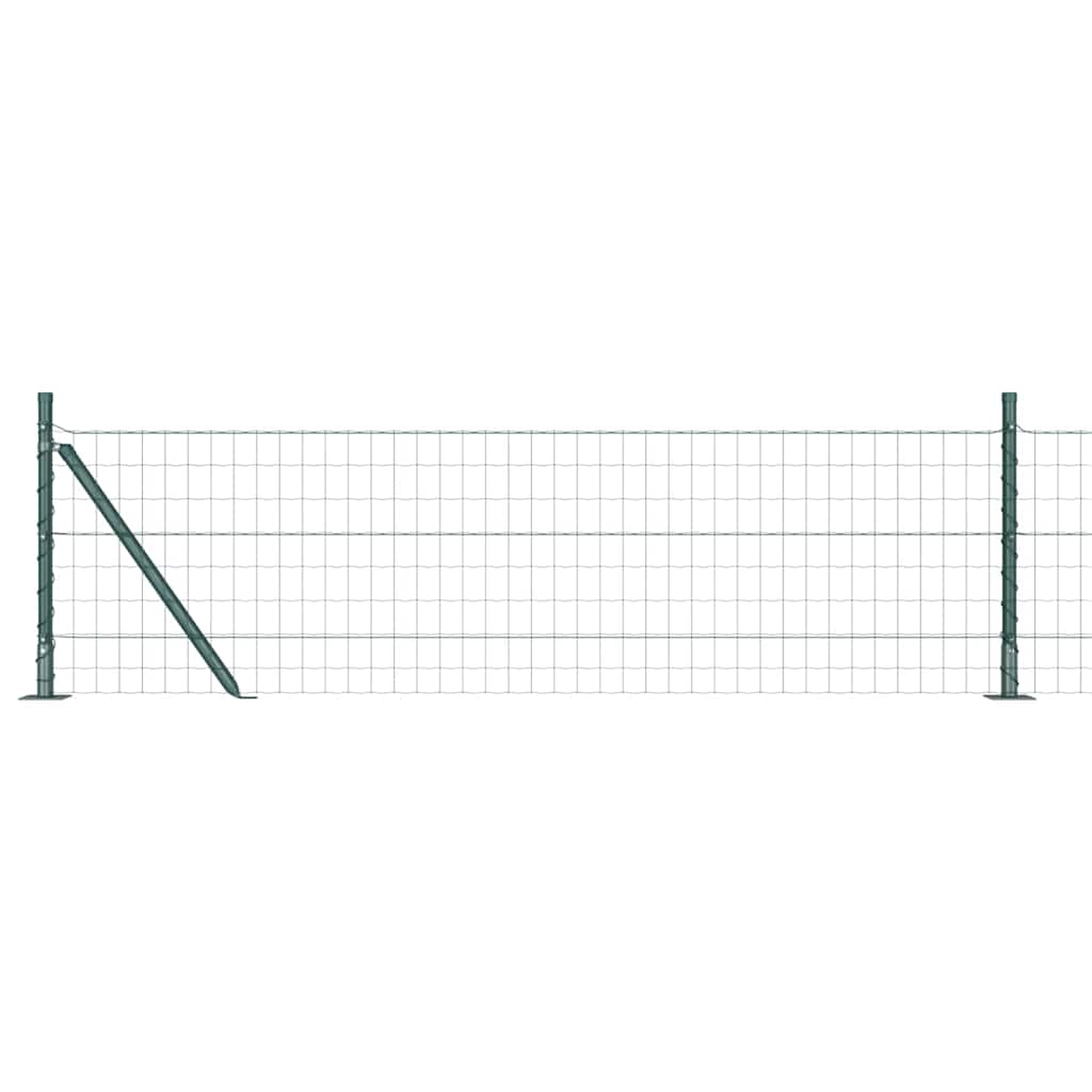 Hek met Paal Groen 0,4 x 50 m Staal en PVC is nu te koop bij PeponiXL, paradijselijk wonen!