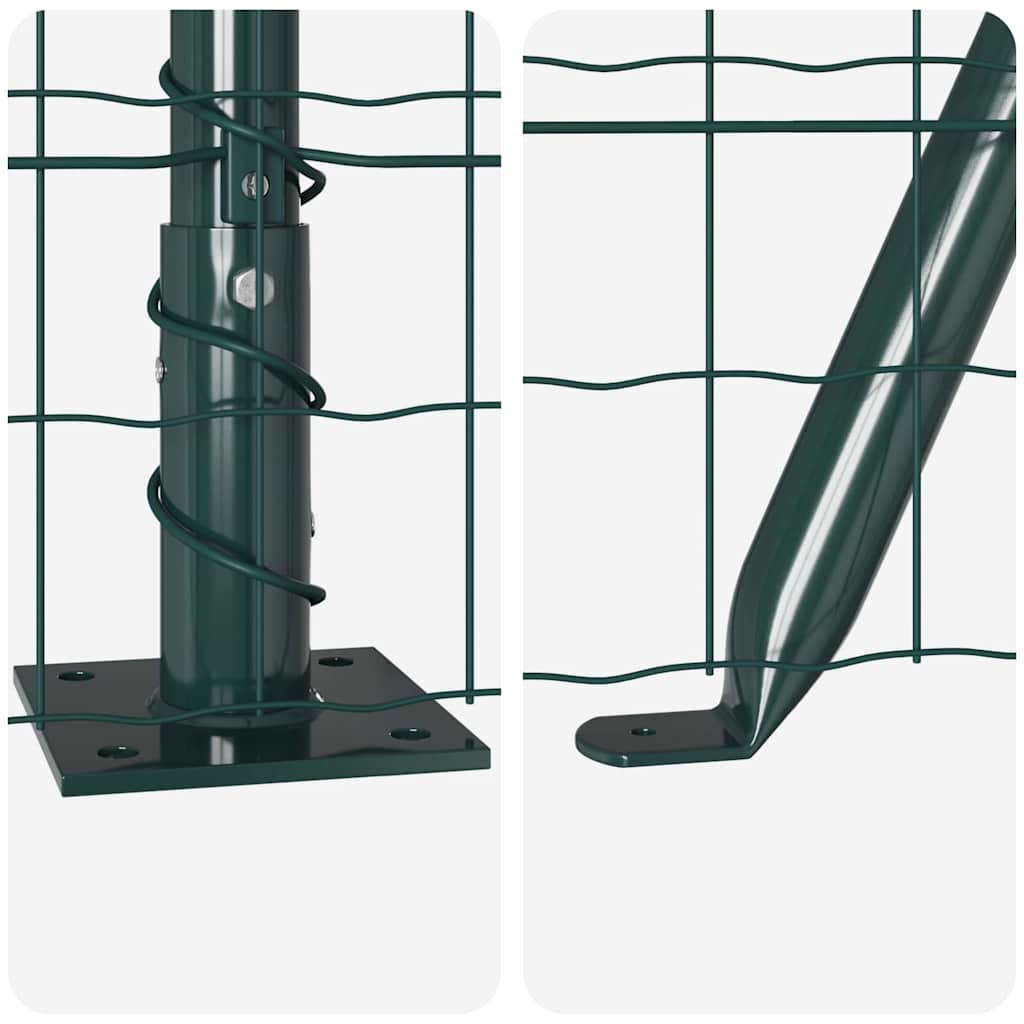 Hek met Paal Groen 0,6 x 50 m Staal en PVC is nu te koop bij PeponiXL, paradijselijk wonen!
