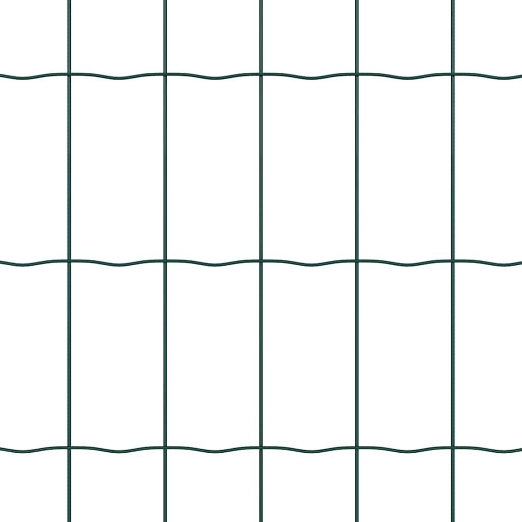Hek met Paal Groen 0,6 x 50 m Staal en PVC is nu te koop bij PeponiXL, paradijselijk wonen!