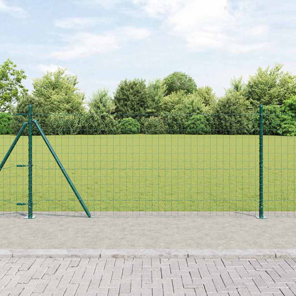 Hek met Paal Groen 1 x 10 m Staal is nu te koop bij PeponiXL, paradijselijk wonen!