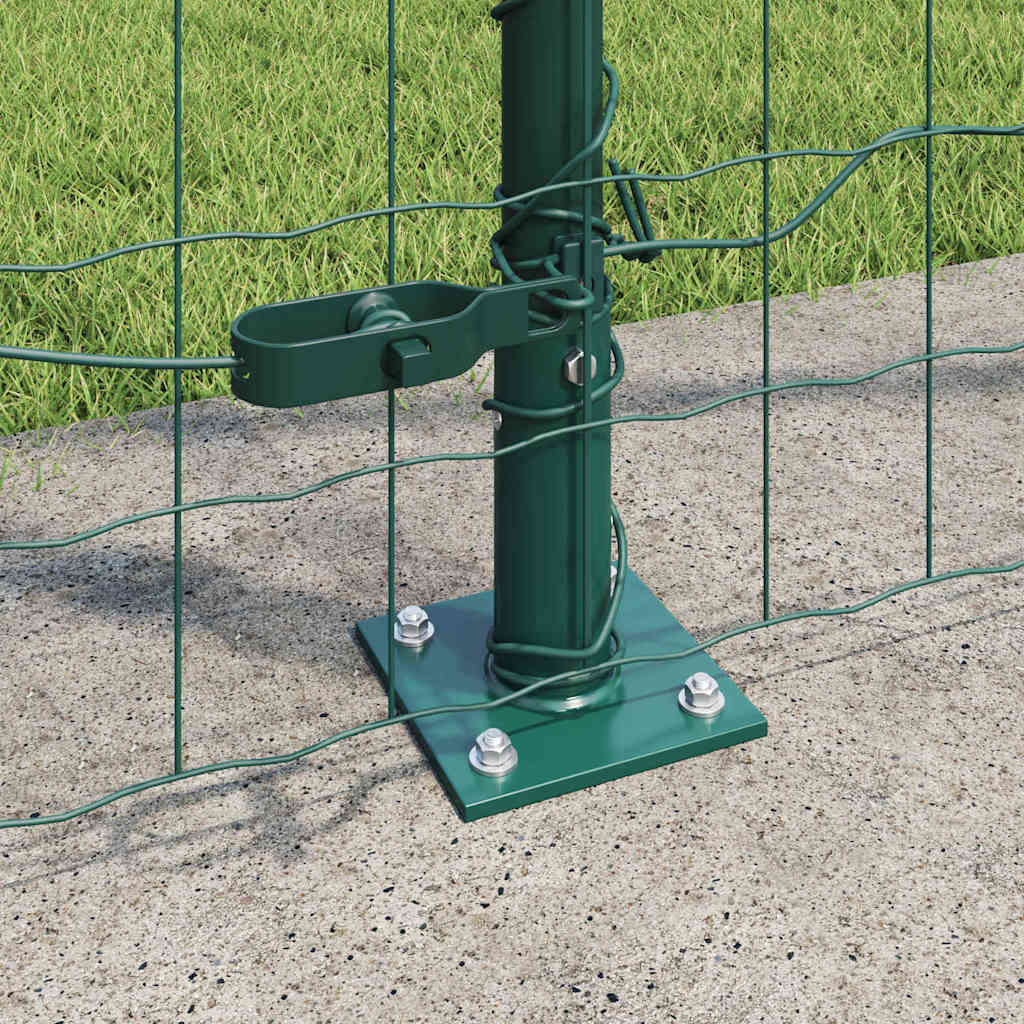 Hek met Paal Groen 1,4 x 10 m Staal en PVC is nu te koop bij PeponiXL, paradijselijk wonen!