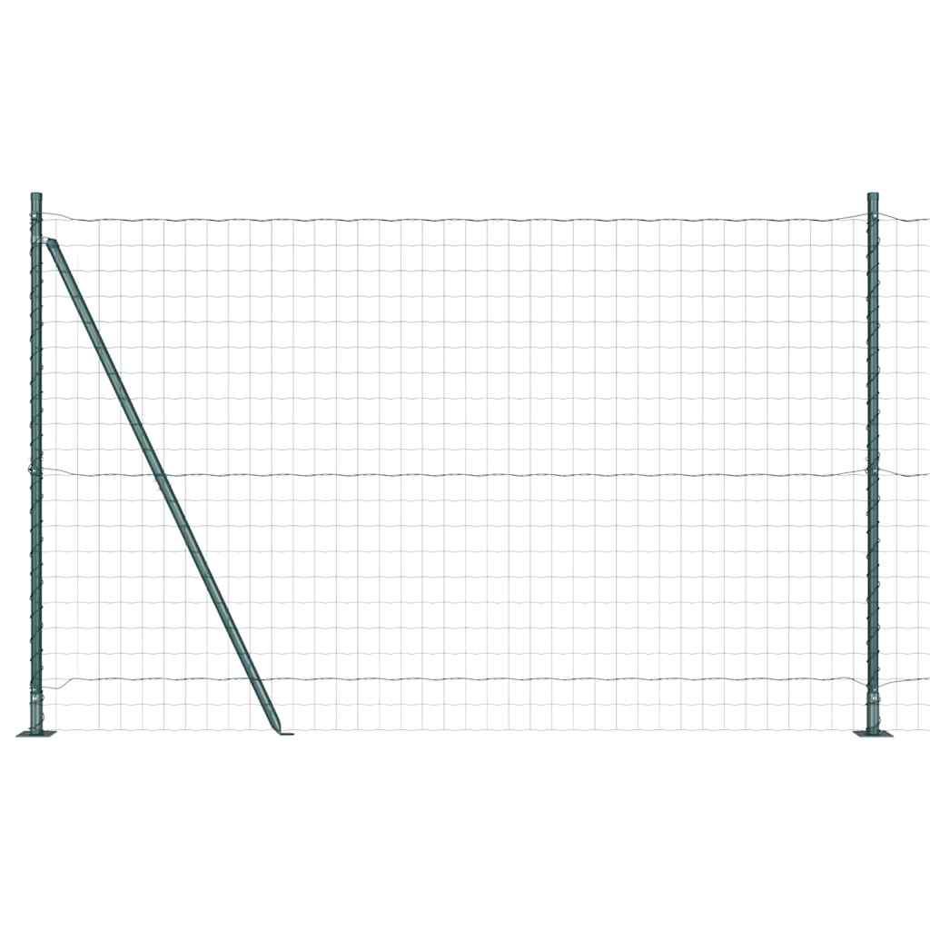 Hek met Paal Groen 1,6 x 10 m Staal en PVC is nu te koop bij PeponiXL, paradijselijk wonen!
