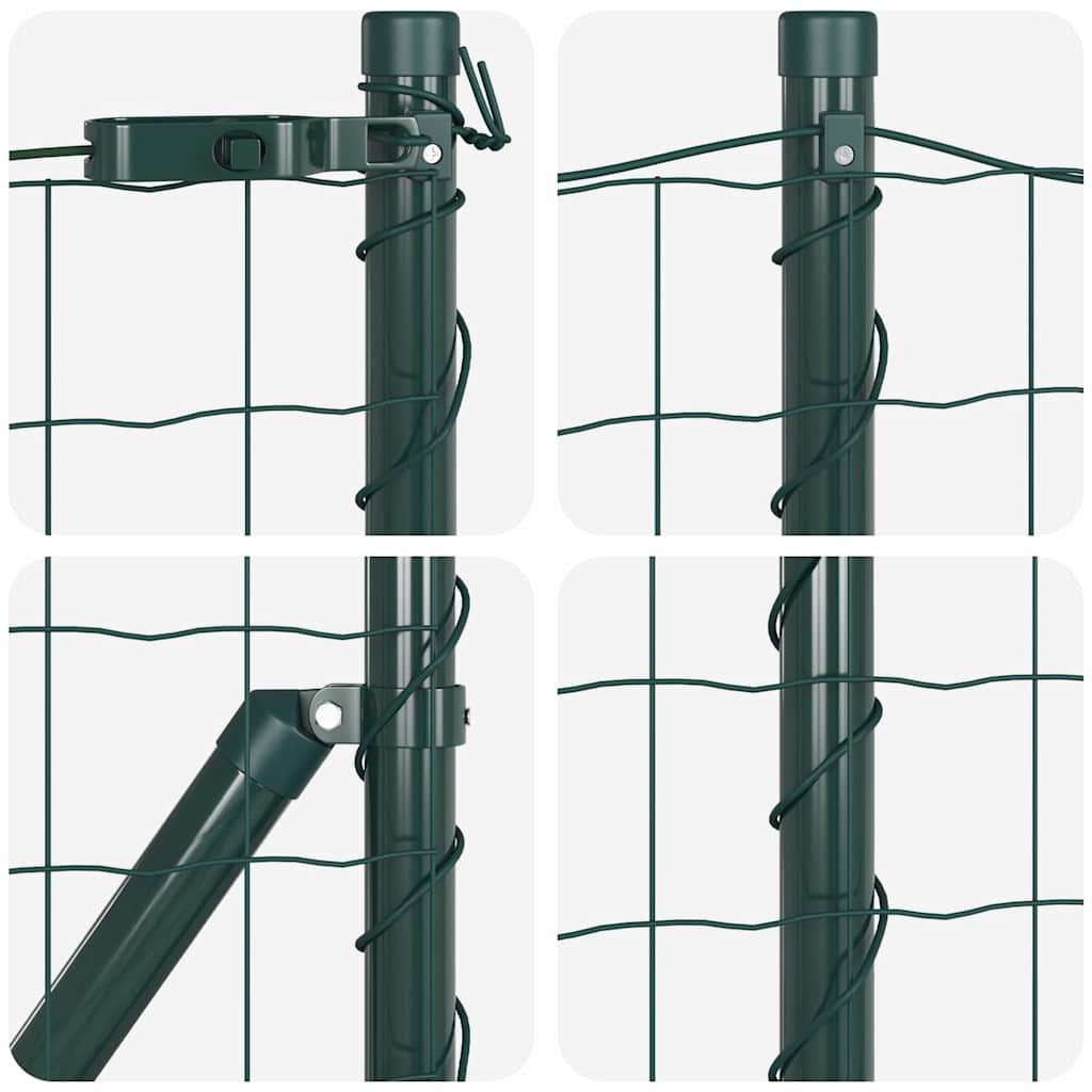 Hek met Paal Groen 0,6 x 25 m Staal en PVC is nu te koop bij PeponiXL, paradijselijk wonen!