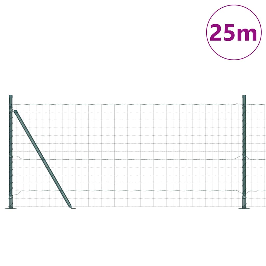 Hek met Paal Groen 1 x 25 m Staal is nu te koop bij PeponiXL, paradijselijk wonen!