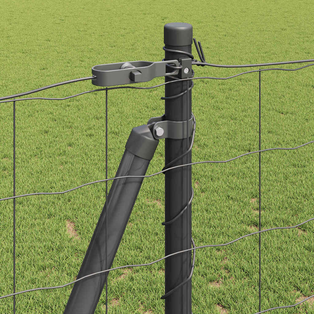 Hek met Paal Grijs 1,2 x 10 m Staal is nu te koop bij PeponiXL, paradijselijk wonen!